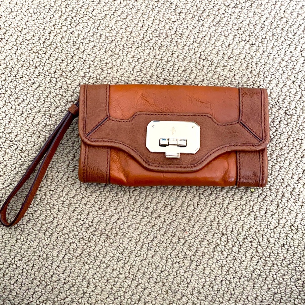 Cole Haan Leather Wallet Wristlet